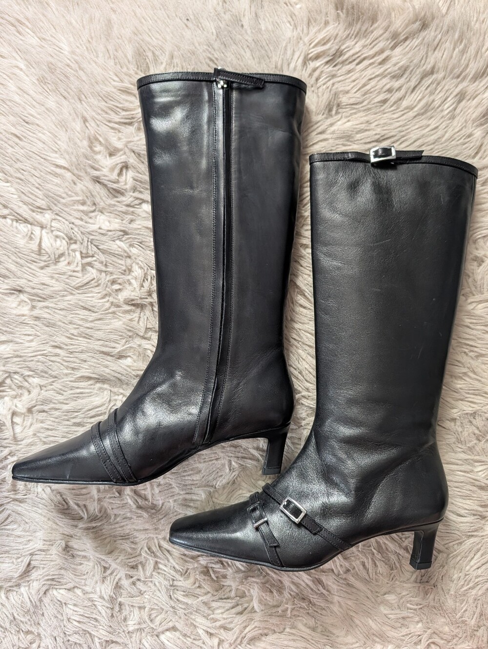 EUC Alohas Nicky Leather Boots in Black - Picture 11 of 16